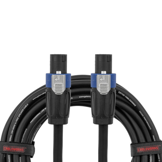 Gator Cableworks Twist Lock Speaker Cable | 15'