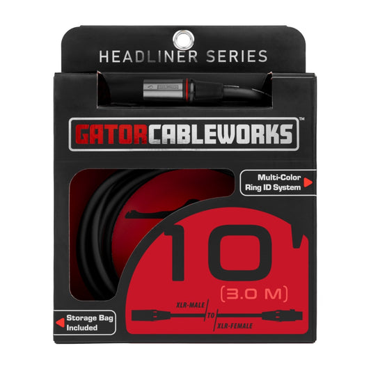 Gator Cableworks XLR Microphone Cable | 10'
