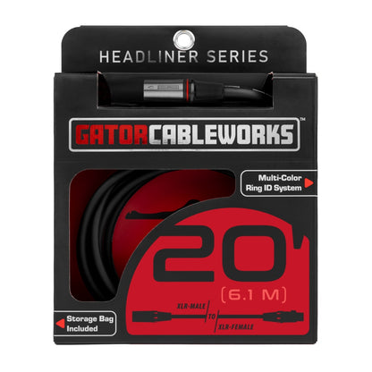 Gator Cableworks XLR Microphone Cable | 20'