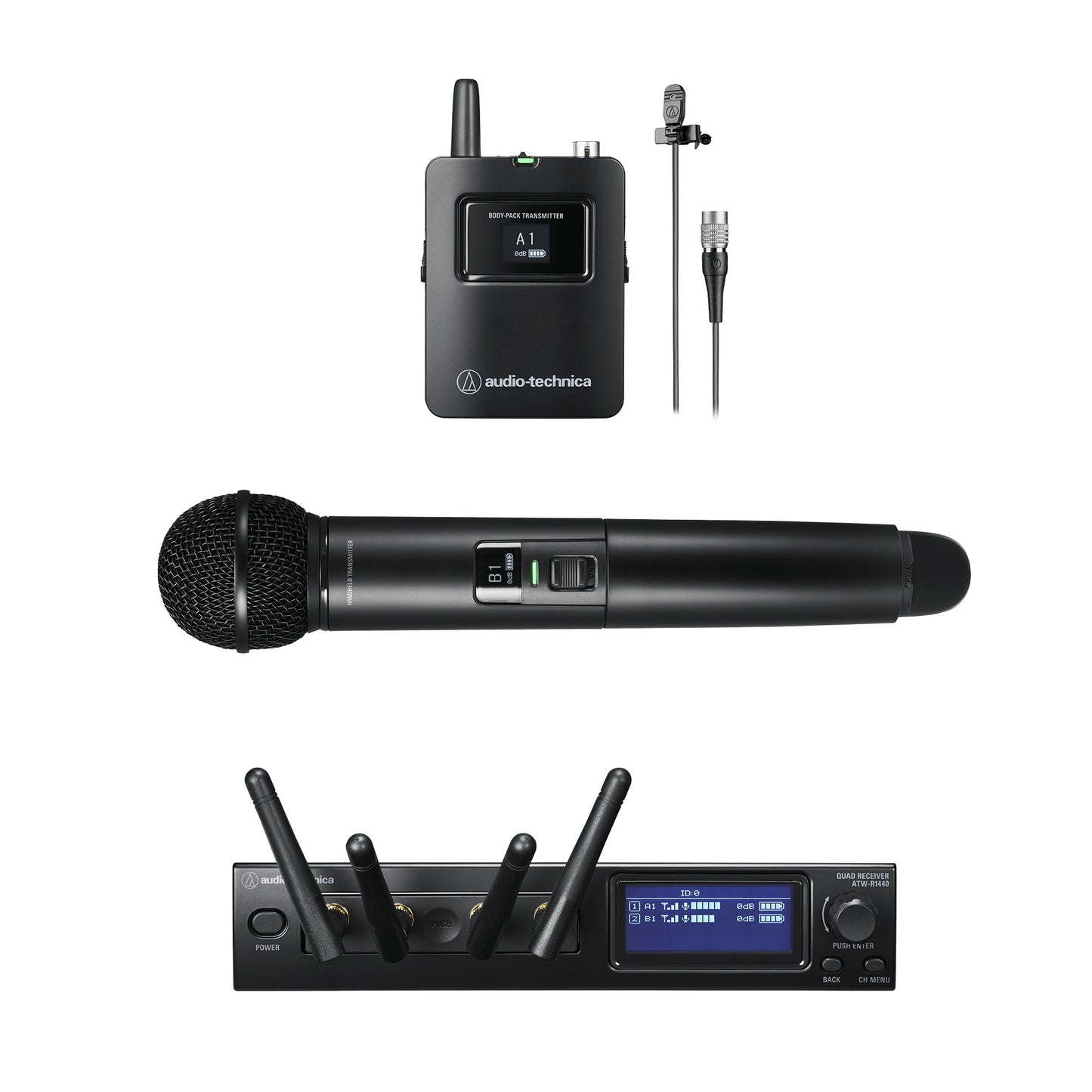 Audio-Technica ATW-1423/L System 20 PRO Dual Wireless Microphone