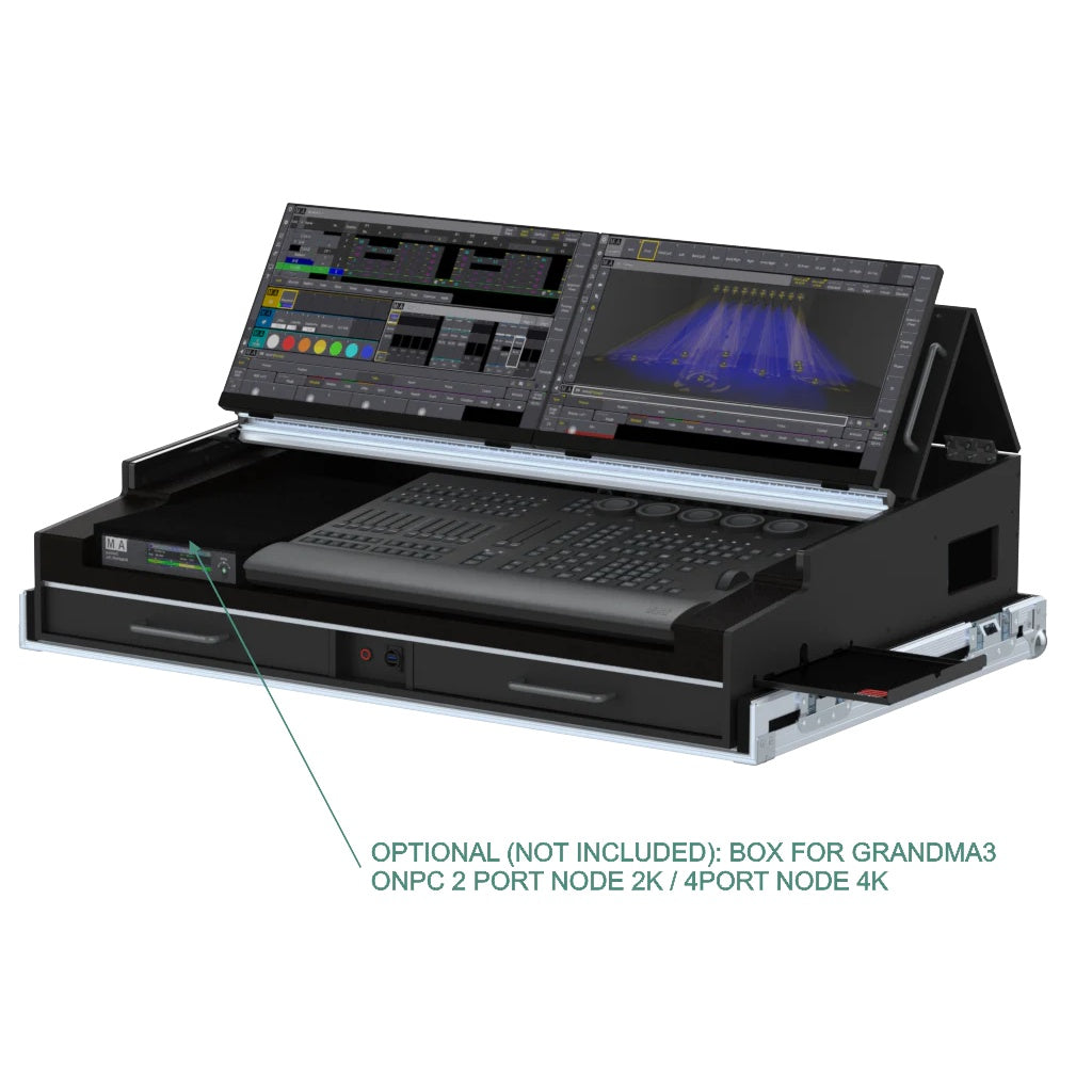 ProX XSM-GMA3onPC ATA Integrated Touring Case for grandMA3 onPC Wing