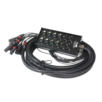ProX XC-SB84XLR25 Stage Box Snake 8-Channel Send 4-Return XLR