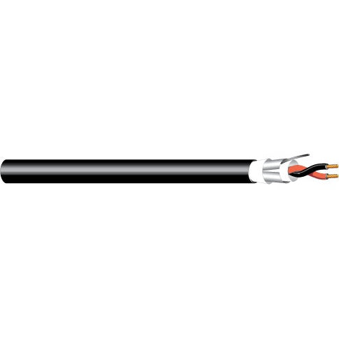 West Penn AQ296BK1000 12/2 Shielded Direct-Burial Speaker Cable | 1000'