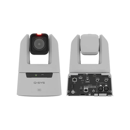 Q-SYS NC-Pro15x PTZ Network Camera Canon Optics 4K UHD | White