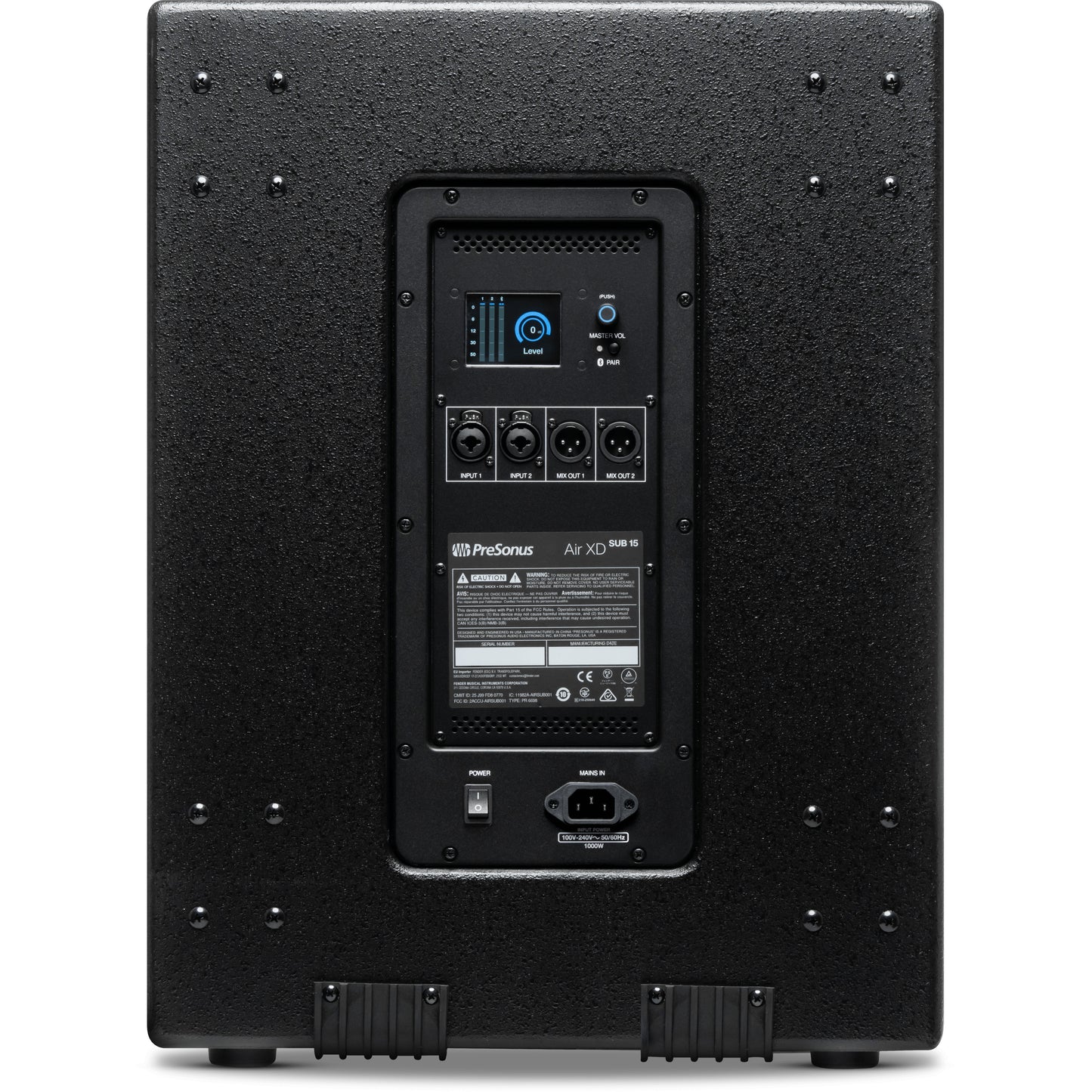 PreSonus Air XD Sub 15 Active Definition Subwoofer, Black