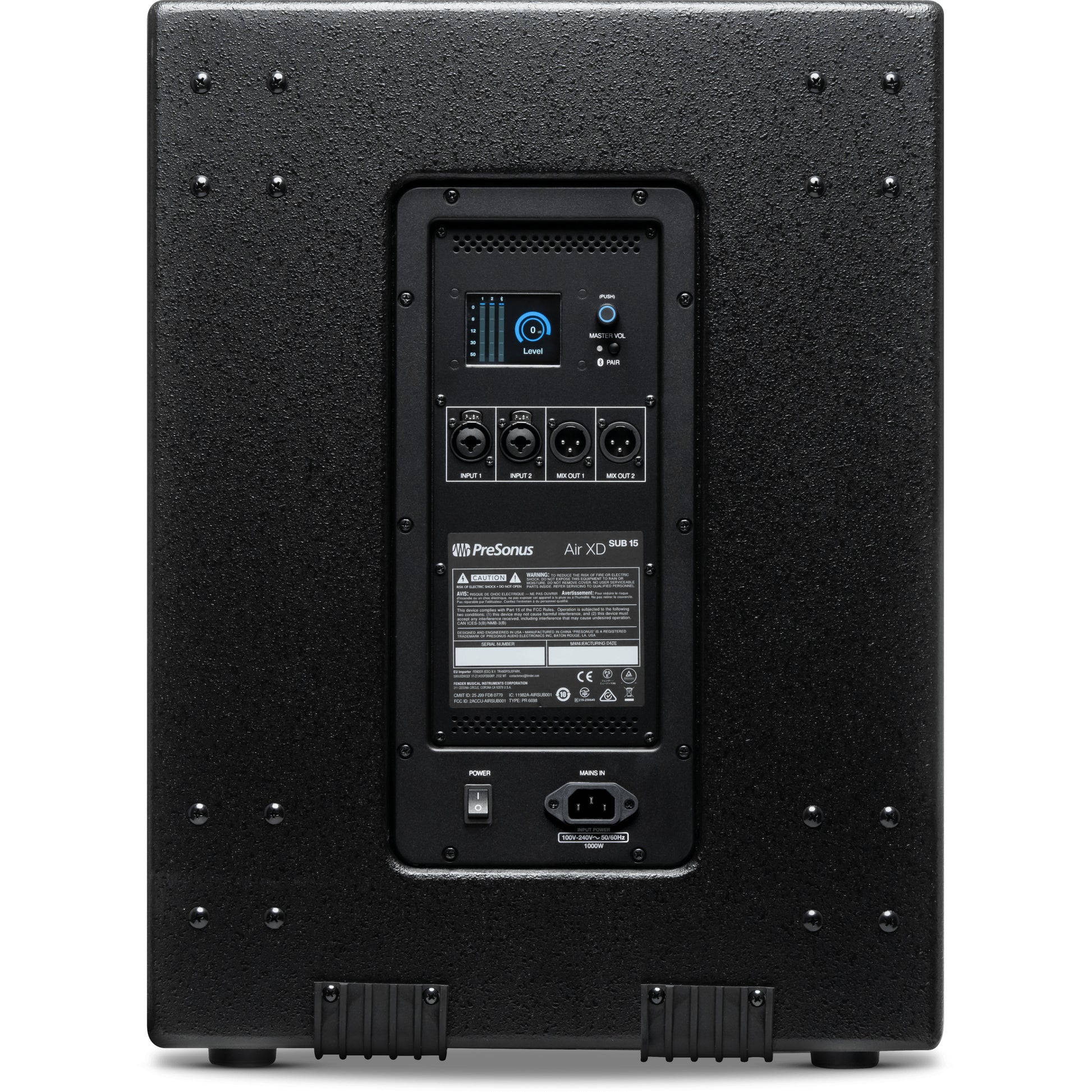 PreSonus Air XD Sub 15 Active Definition Subwoofer, Black