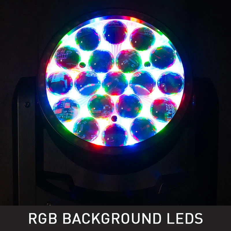 ADJ VIZ290 Vizi Pix Z19 Moving Wash Light With RGBL Pixel Effects