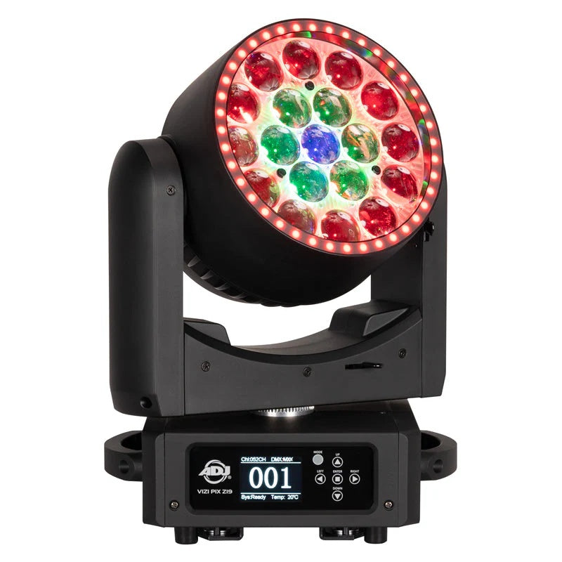 ADJ VIZ290 Vizi Pix Z19 Moving Wash Light With RGBL Pixel Effects