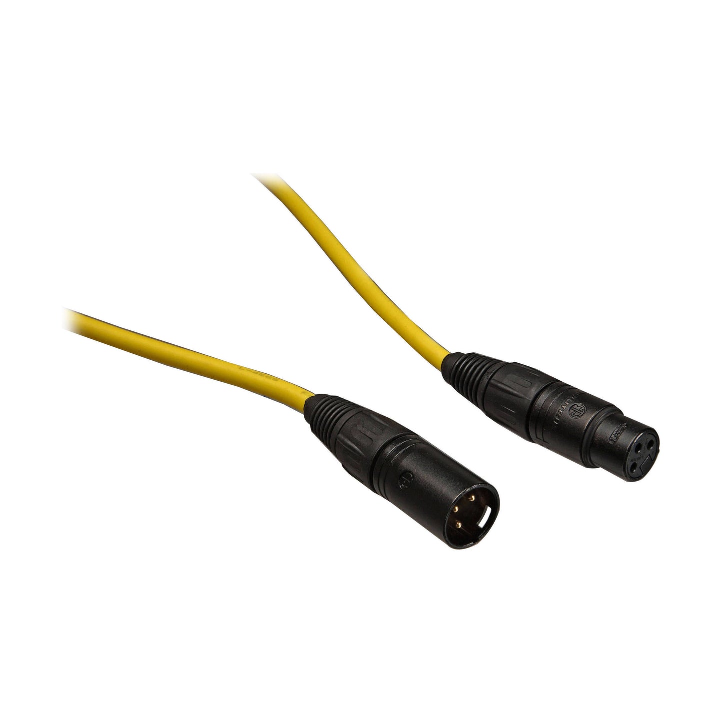 Whirlwind MKQ Quad Microphone Cable XLR Balanced With Canare Star-Quad | 25' | Yellow