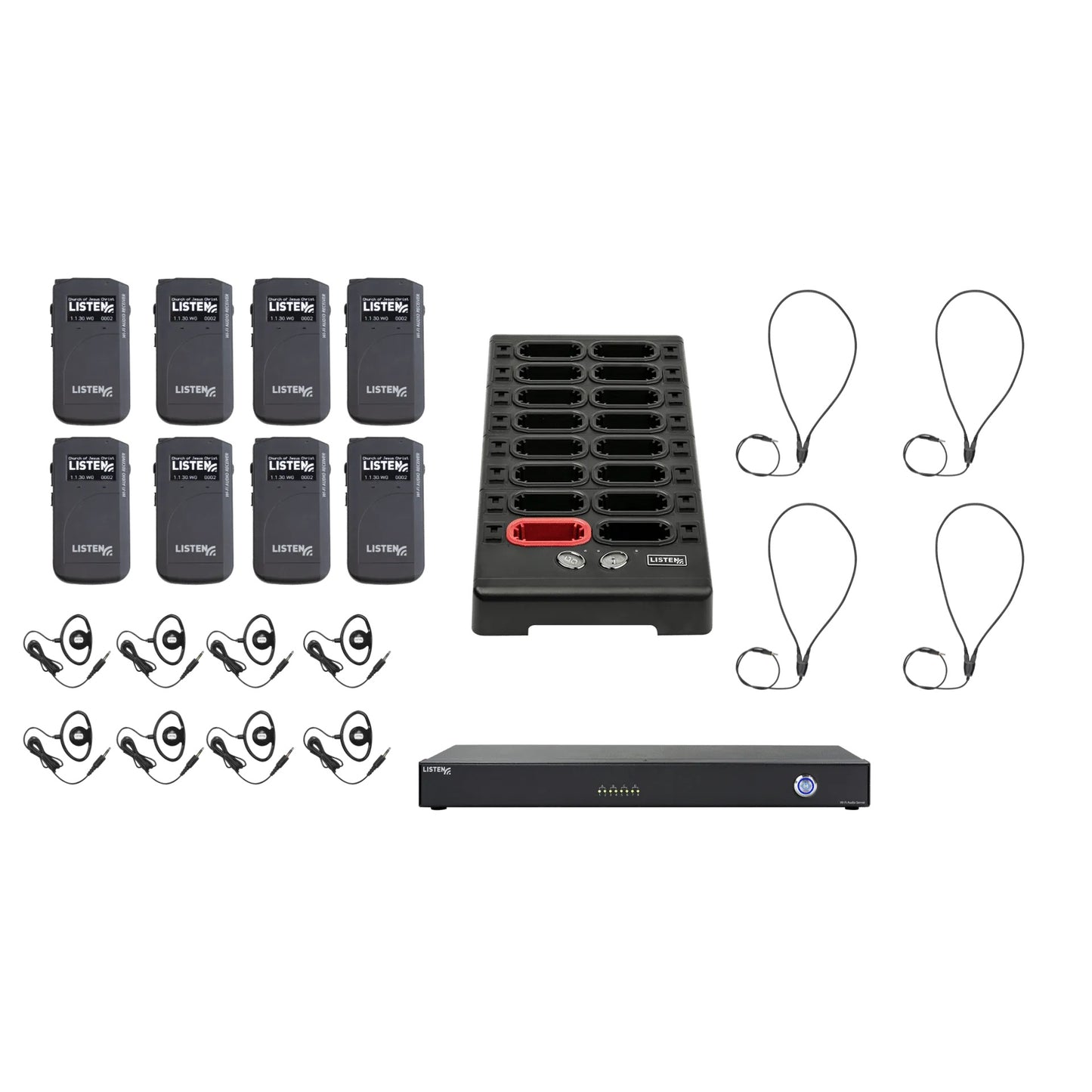 Listen Technologies Meetinghouse Wi-Fi Audio System For Worldwide House of Worship Deployments | 8 Channel