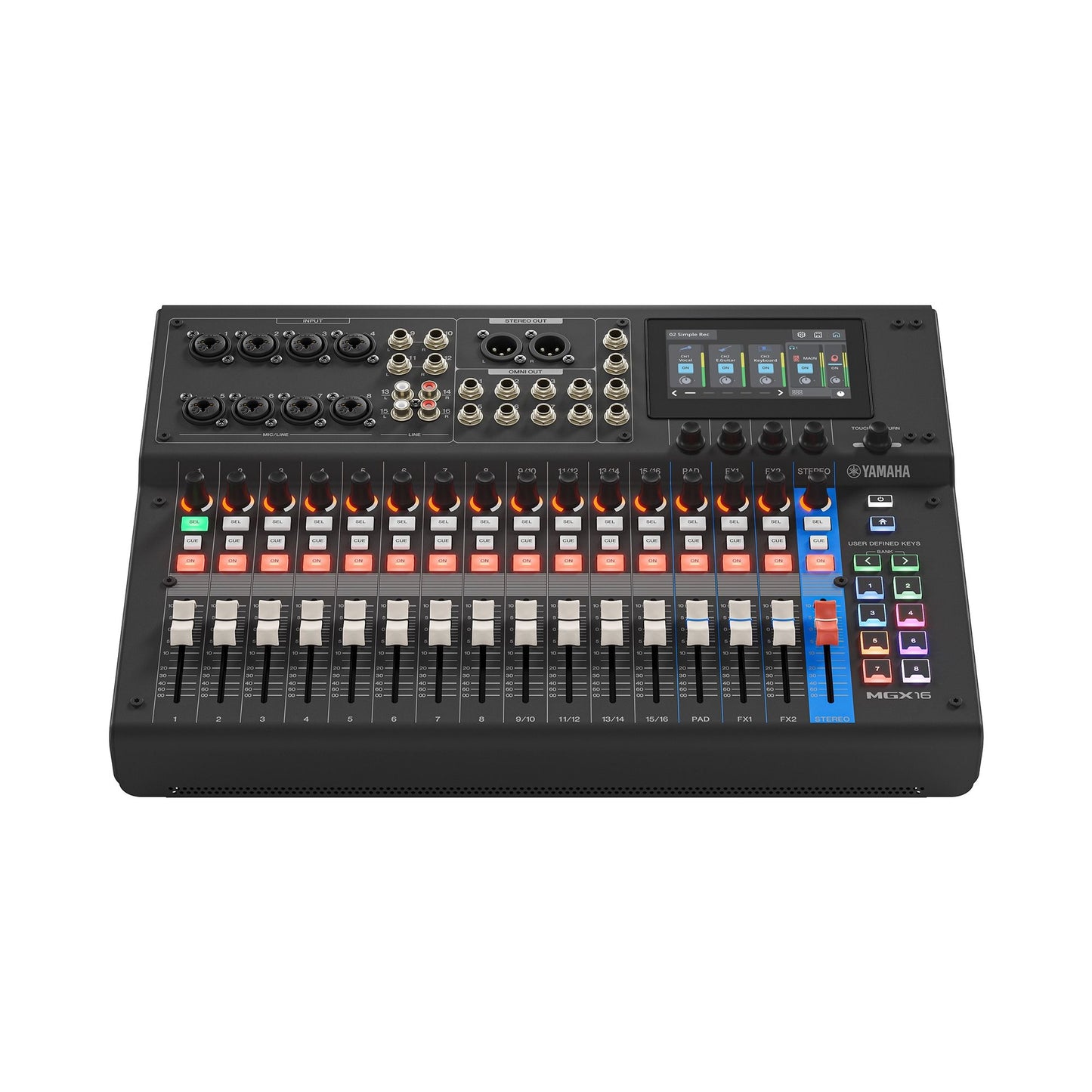 Yamaha MGX16 Compact 22-Channel Digital Mixing Console | Black