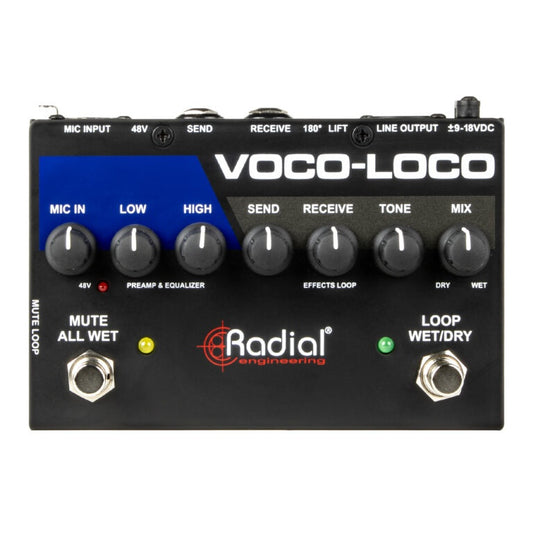 Radial Voco-Loco MK2 Mic Preamp With Effects Loop