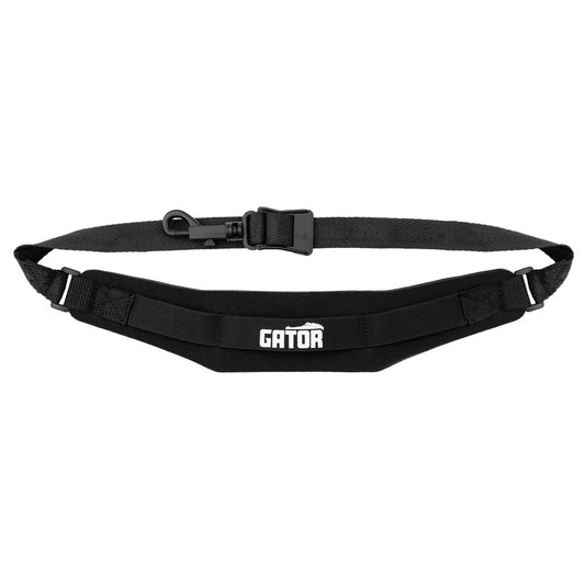 Gator G27NEO-BLK-XL Deluxe Neoprene Saxophone Strap | 19"-26"