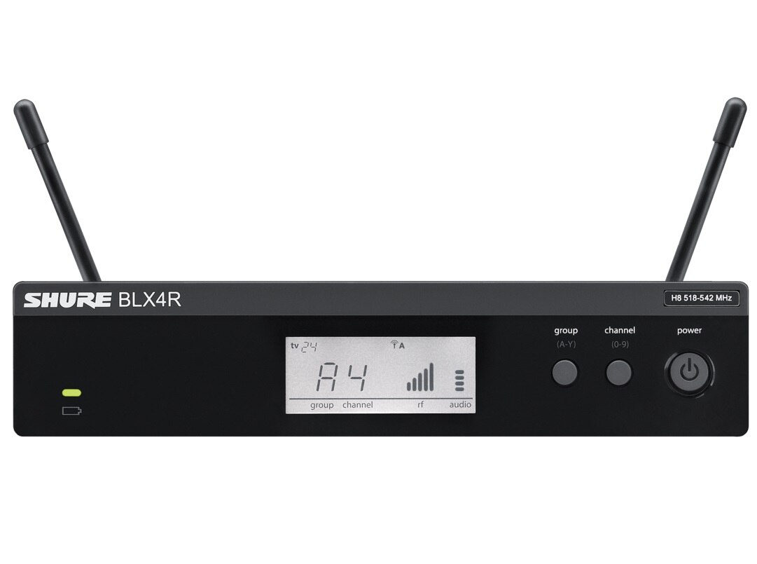 Shure BLX4R Wireless Receiver front