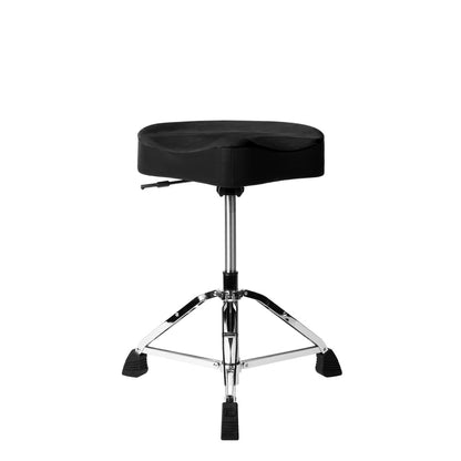 Gator GP-DTH-ASD-BK Air Glide Drum Throne Saddle Seat | Black