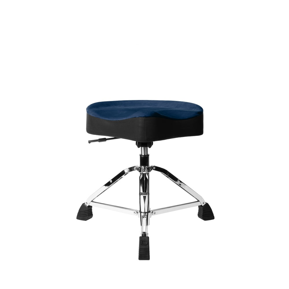 Gator GP-DTH-ASD-BL Air Glide Drum Throne Saddle Seat | Blue