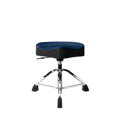 Gator GP-DTH-ASD-BL Air Glide Drum Throne Saddle Seat | Blue