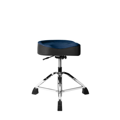 Gator GP-DTH-ASD-BL Air Glide Drum Throne Saddle Seat | Blue
