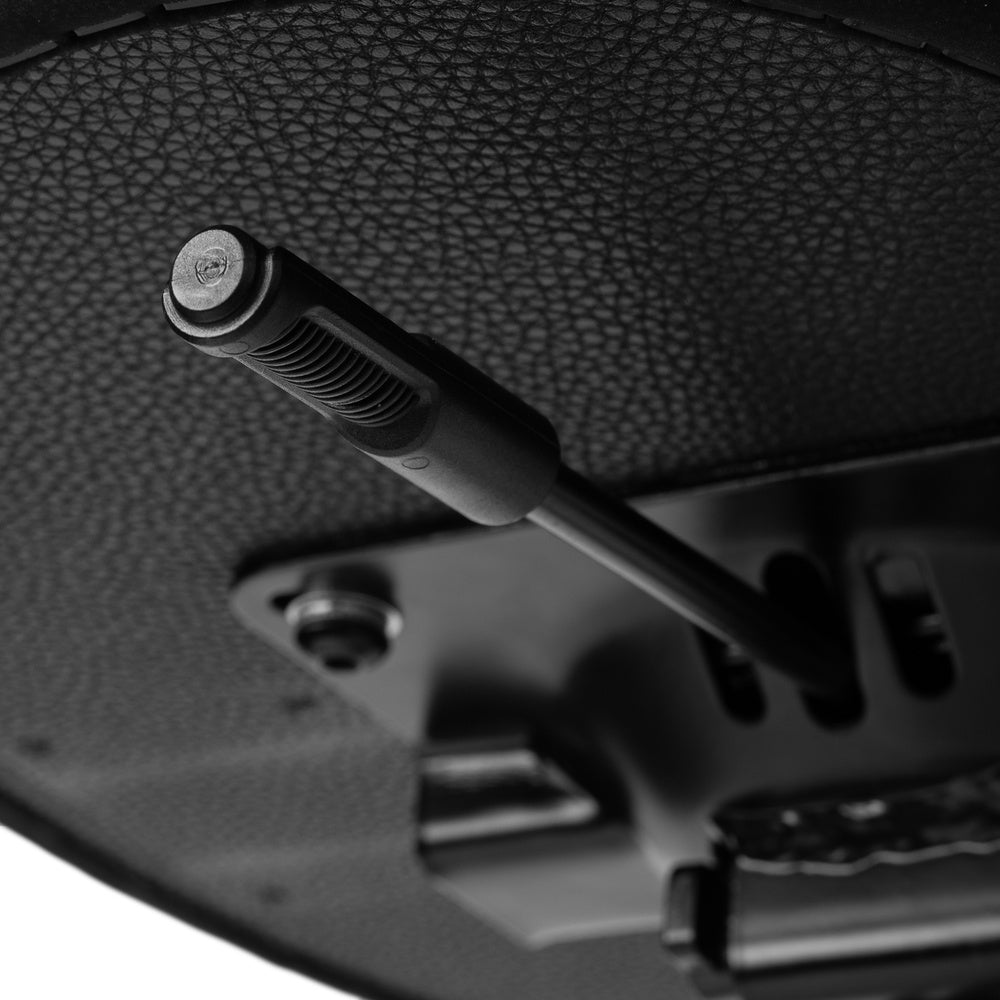 Gator GP-DTH-ASD-BL Air Glide Drum Throne Saddle Seat | Blue