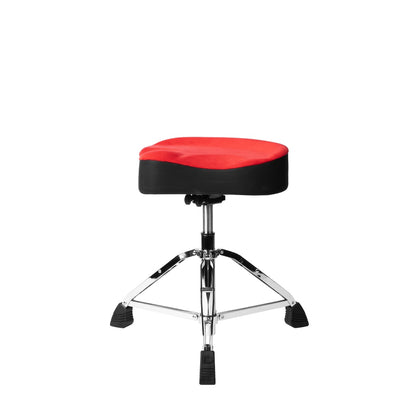 Gator GP-DTH-ASD-RD Air Glide Drum Throne Saddle Seat | Red