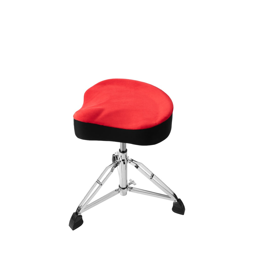 Gator GP-DTH-ASD-RD Air Glide Drum Throne Saddle Seat | Red