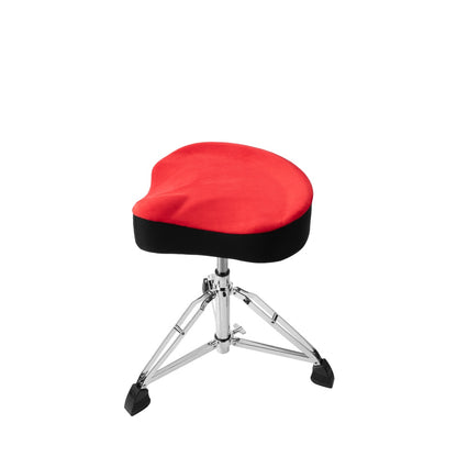 Gator GP-DTH-ASD-RD Air Glide Drum Throne Saddle Seat | Red