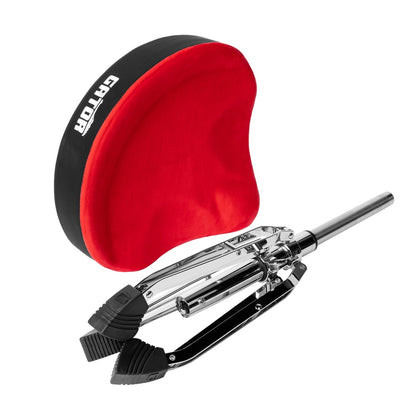 Gator GP-DTH-ASD-RD Air Glide Drum Throne Saddle Seat | Red