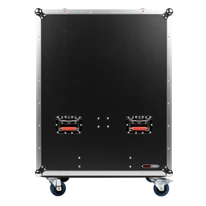 Gator GTOUR-MIXER-12U-2D2T 12U Mixer Flight Case With Tables