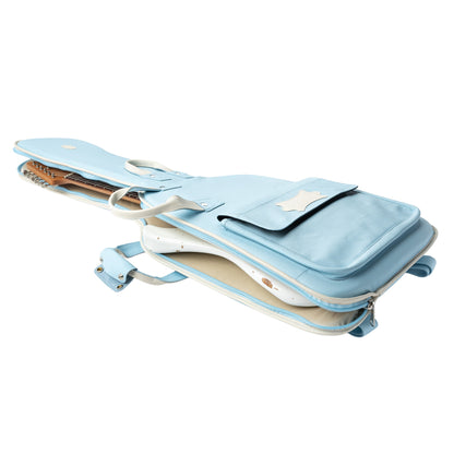 Levy's Leathers LM18CMA Chroma Leather Gig Bag | Sky Blue