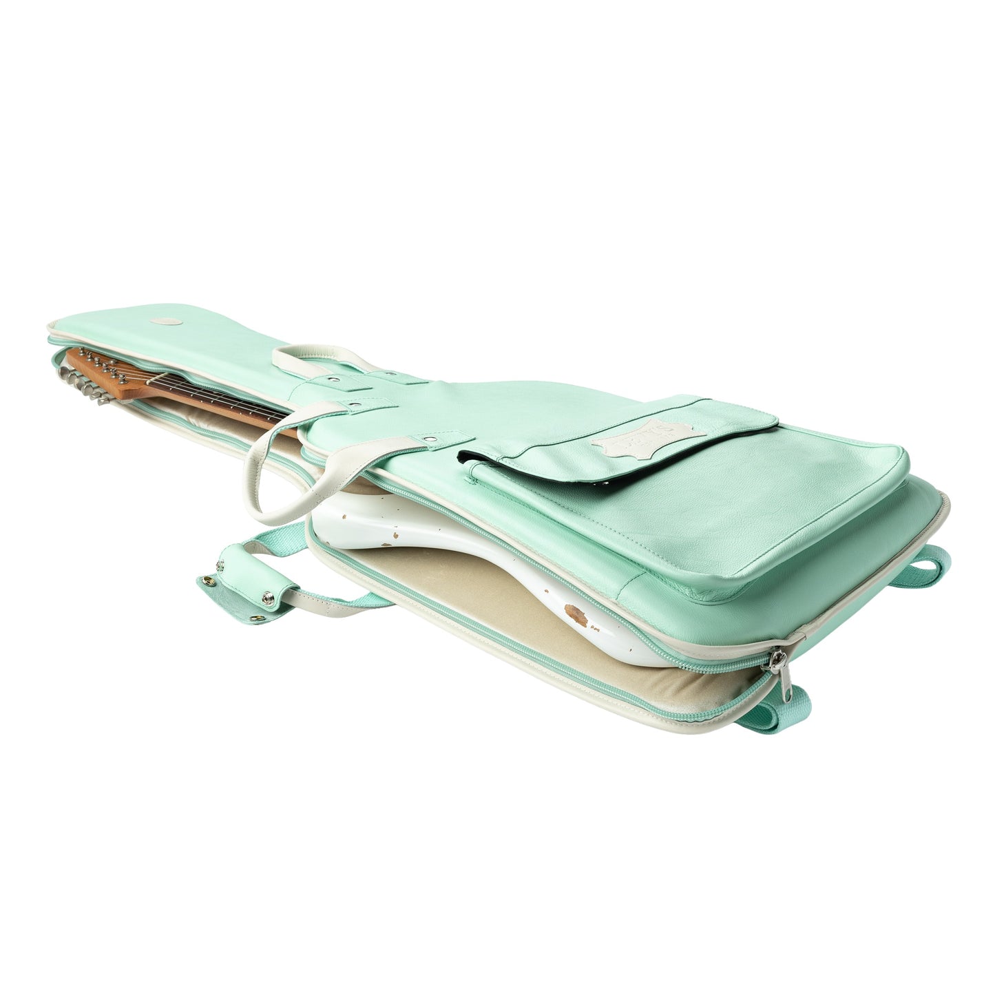 Levy's Leathers LM18CMA Chroma Leather Gig Bag | Sea Green