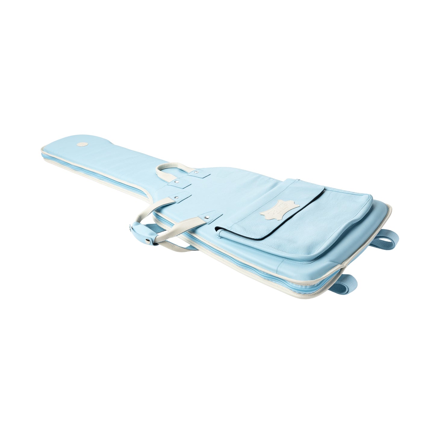 Levy's Leathers LM19CMA Chroma Leather Gig Bag | Sky Blue