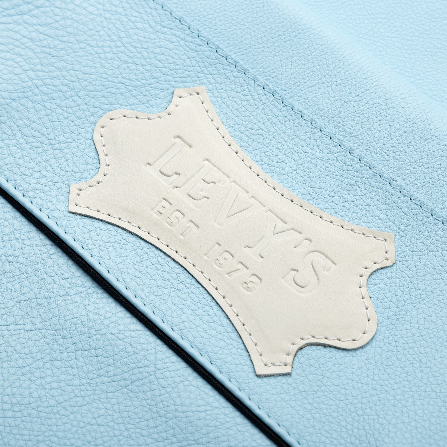 Levy's Leathers LM19CMA Chroma Leather Gig Bag | Sky Blue