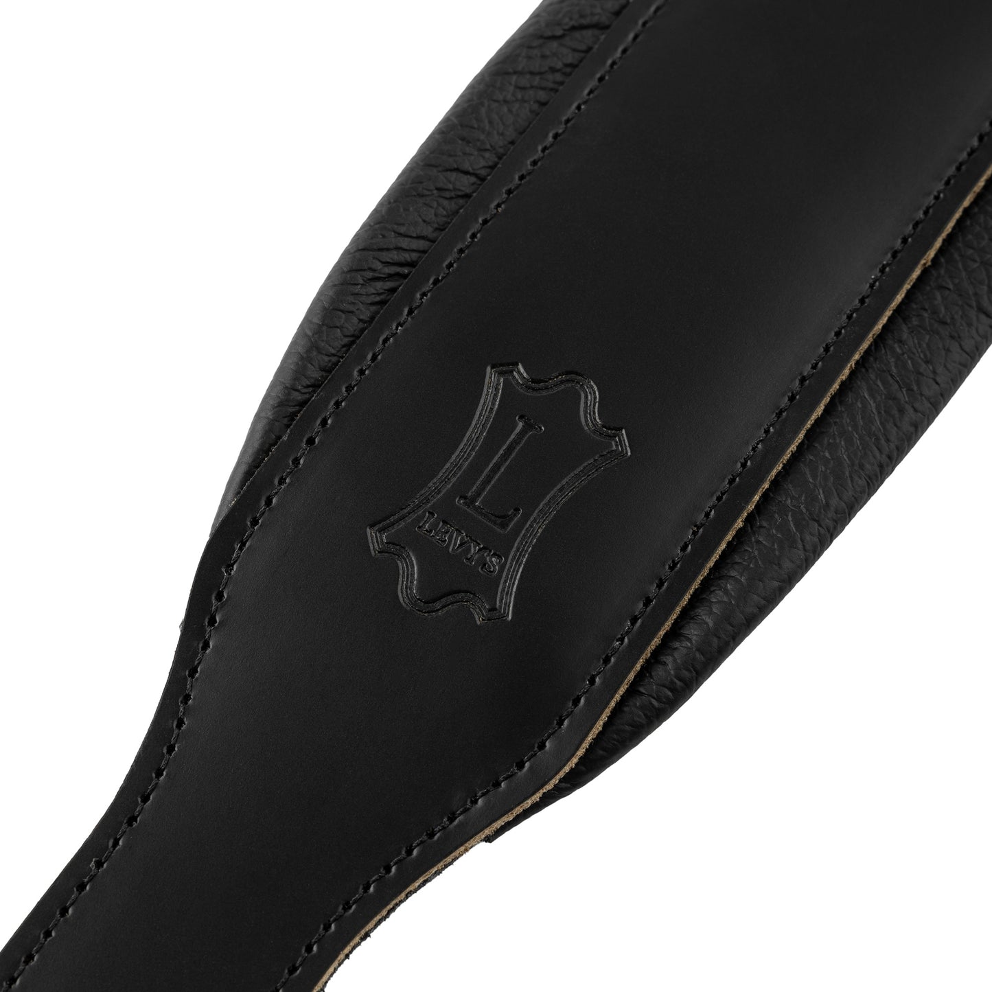 Levy's Leathers M26PD Guitar Strap | Acoustic (45"-52.5") | Black