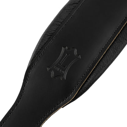 Levy's Leathers M26PD Guitar Strap | Acoustic (45"-52.5") | Black