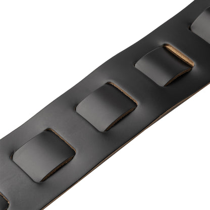 Levy's Leathers M26PD Guitar Strap | Standard (37"-51") | Black/Tan