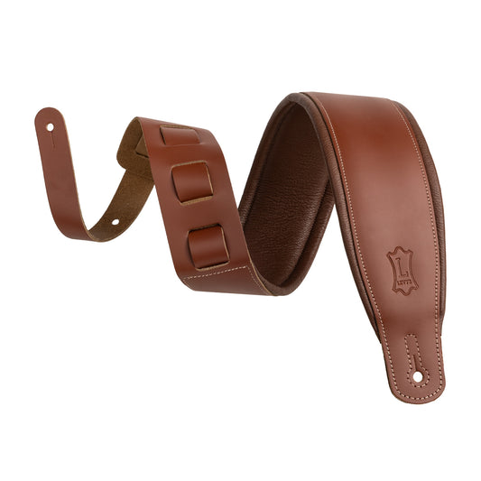 Levy's Leathers M26PD Guitar Strap | Standard (37"-51") | Walnut