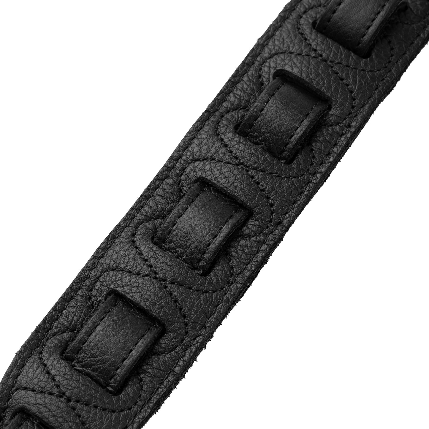 Levy's Leathers M80GRPDX Studded Leather Strap | Black