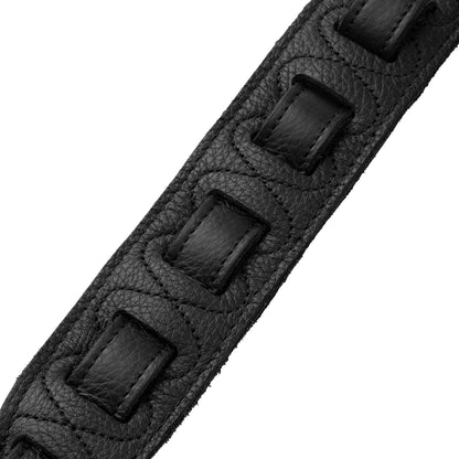 Levy's Leathers M80GRPDX Studded Leather Strap | Black