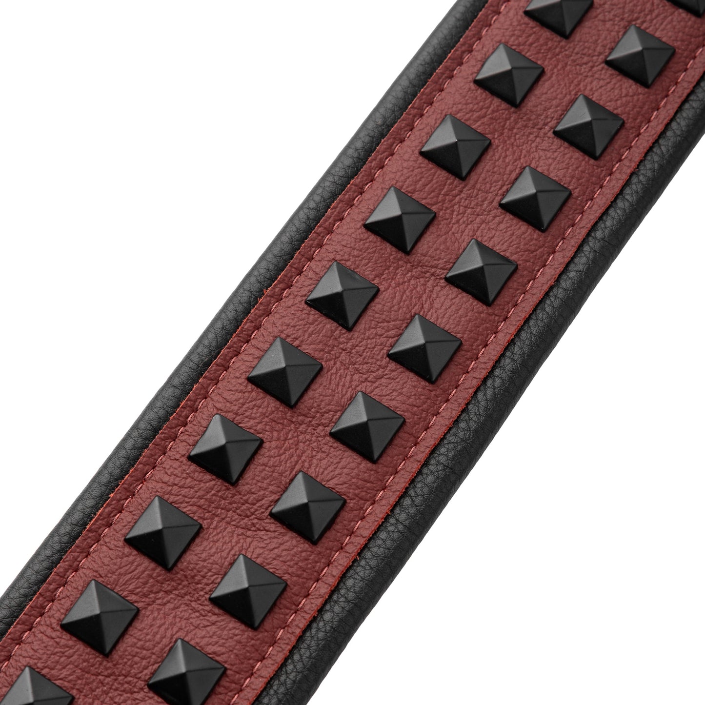 Levy's Leathers M80GRPDX Studded Leather Strap | Oxblood