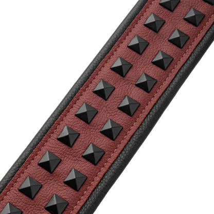 Levy's Leathers M80GRPDX Studded Leather Strap | Oxblood