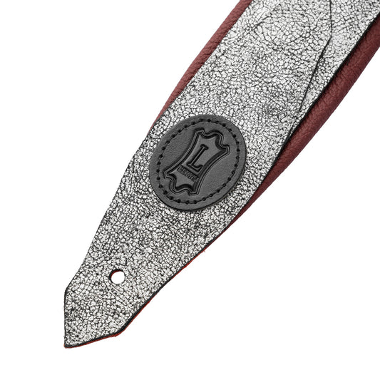 Levy's Leathers M80GRPDX Studded Leather Strap | Cracked White