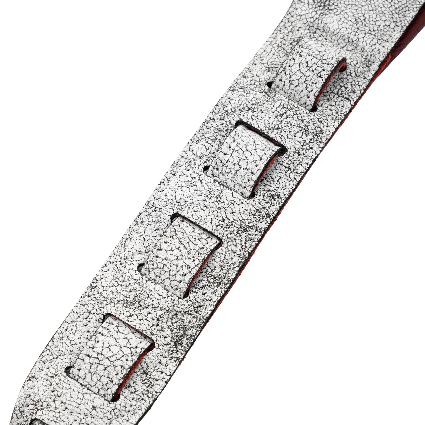 Levy's Leathers M80GRPDX Studded Leather Strap | Cracked White