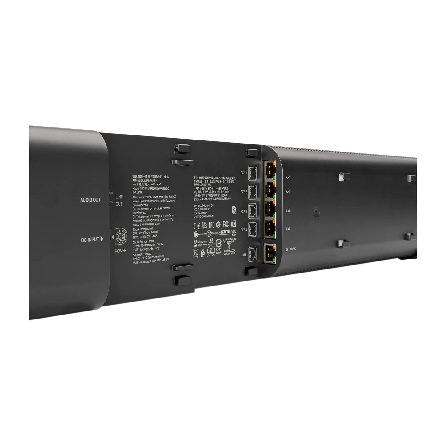 Shure IMXBPK-W IntelliMix Bar Pro Kit All-in-one Video Conference Bar | Black