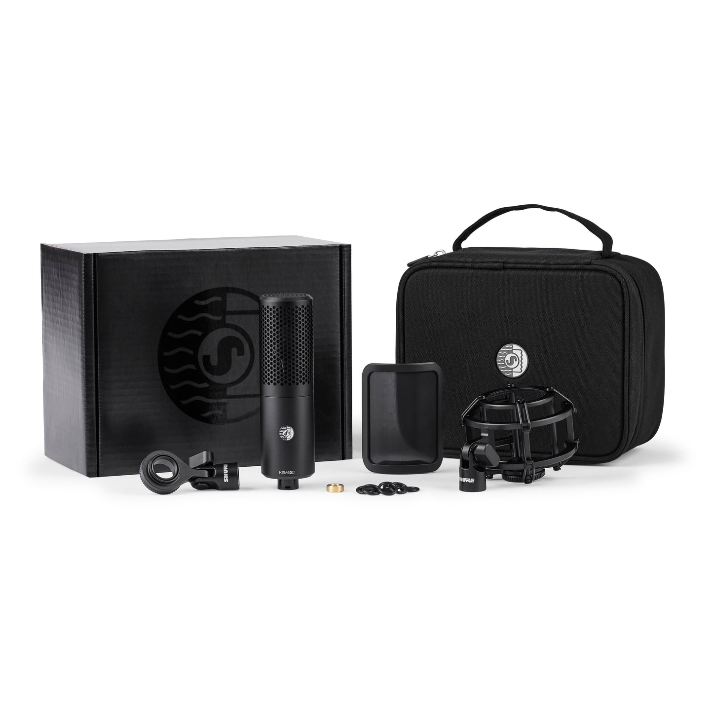 Shure KSM40C Large Diaphragm Cardioid Condenser Microphone with Accessories