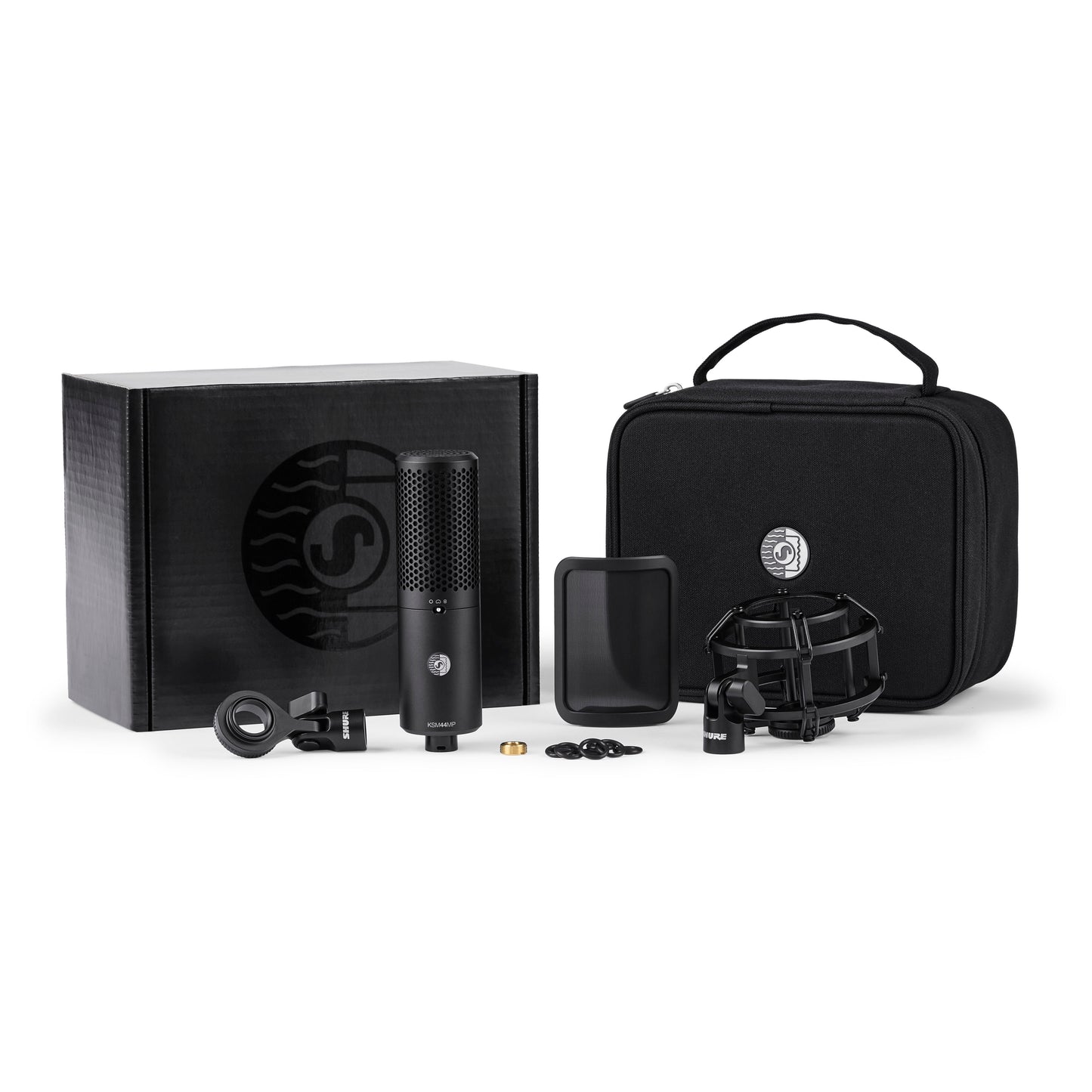 Shure KSM44MP Large Diaphragm Multi-Pattern Condenser Microphone with Accessories