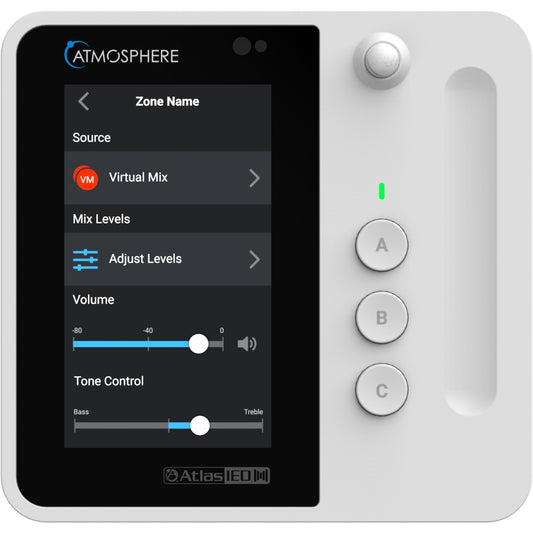 AtlasIED C-T4 Atmosphere™ Mixer Remote Controller