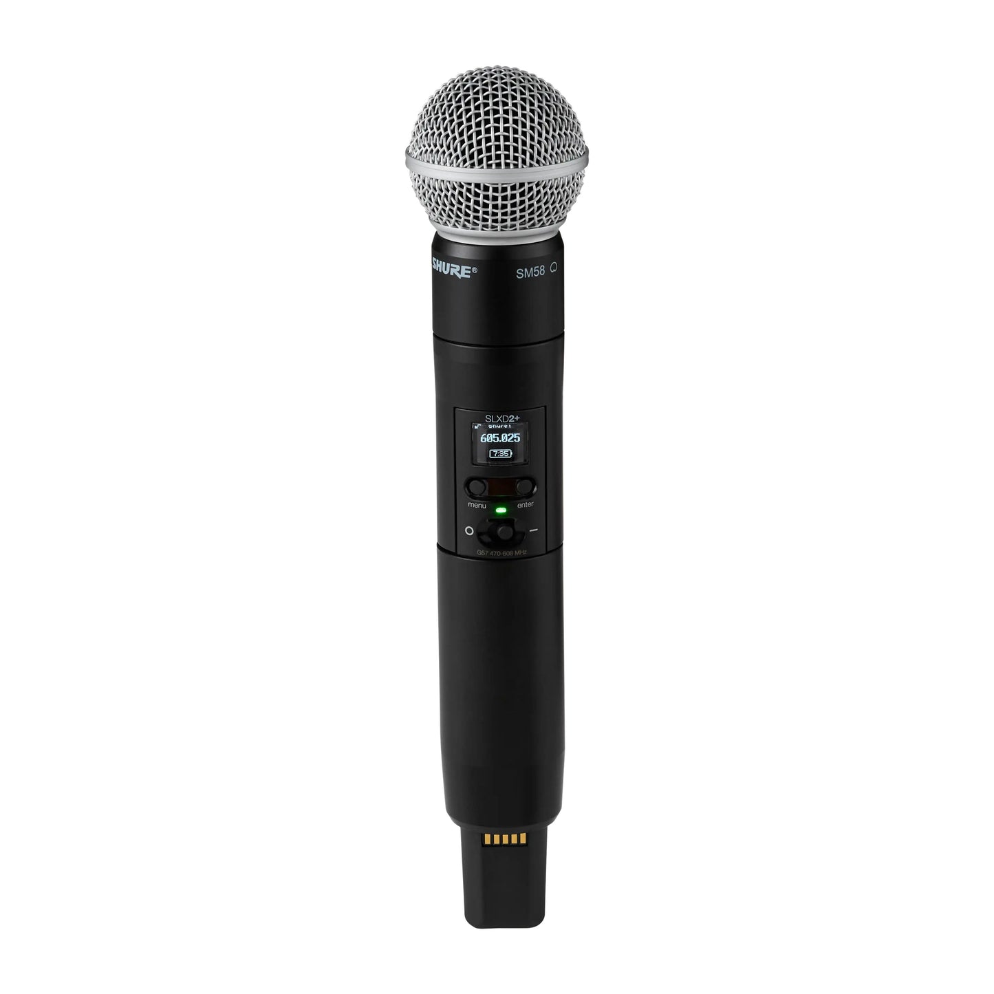 Shure SLXD124+/85M Digital Wireless Combo System with SM58 Handheld and WL185m Lavalier Microphones