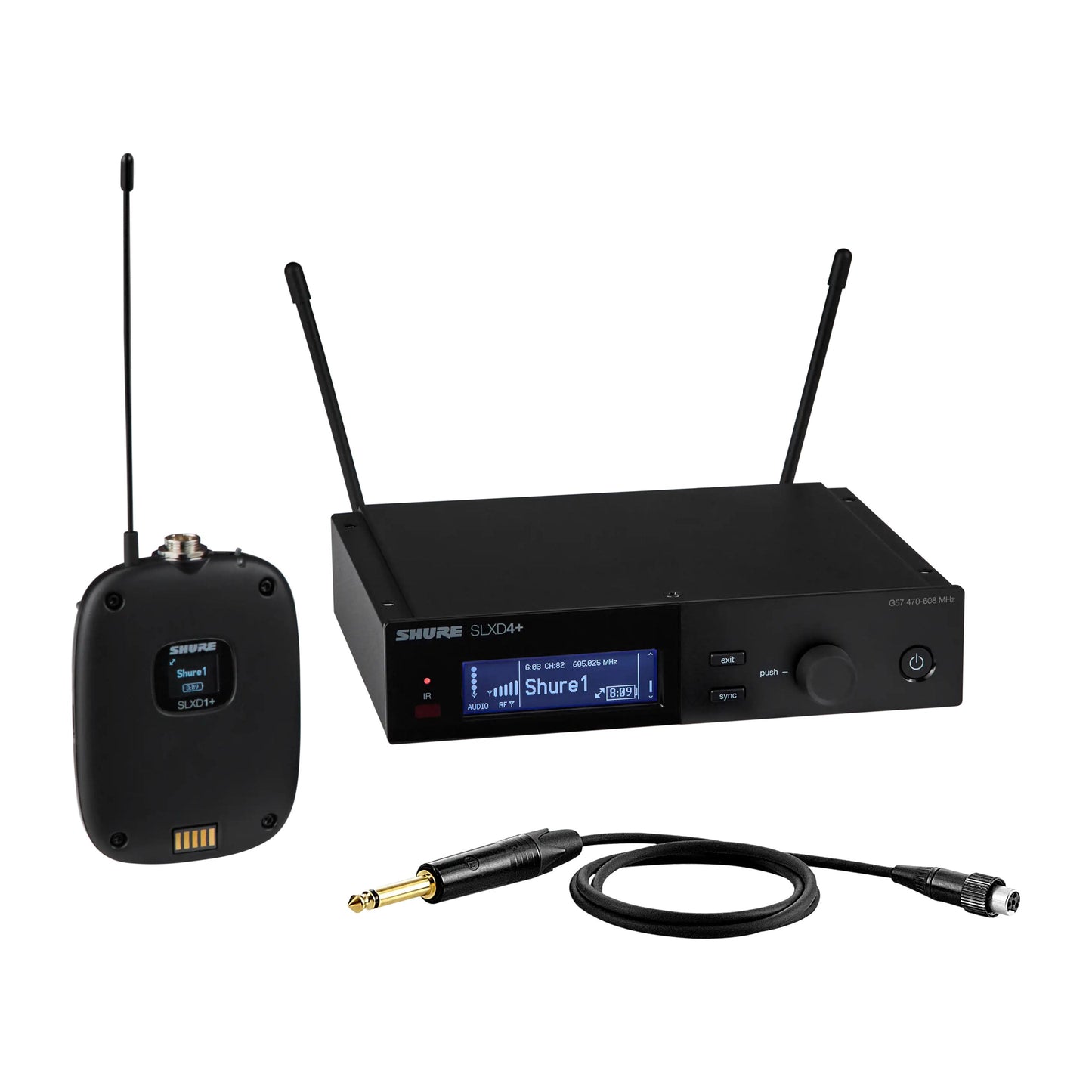 Shure SLXD14+ Digital Wireless Bodypack System