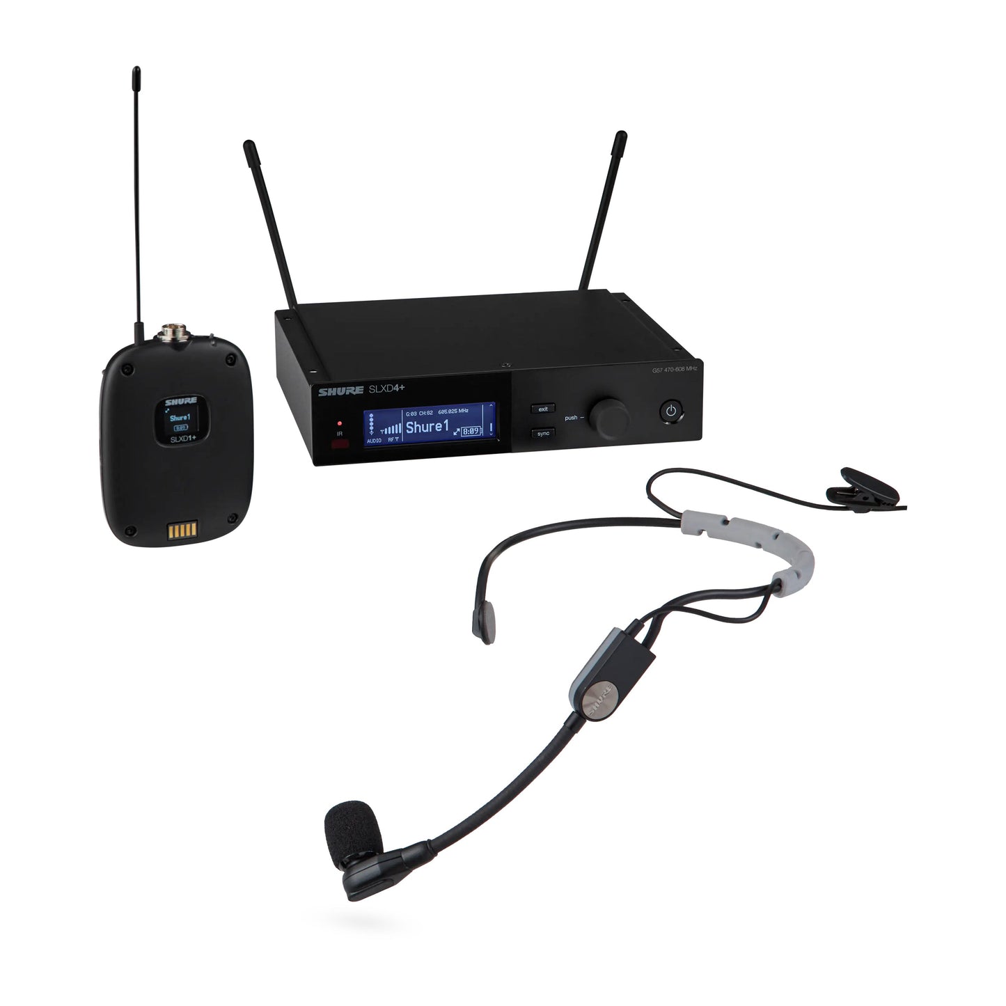 Shure SLXD14+/SM35 Digital Wireless Bodypack System with SM35 Performance Headset Microphone