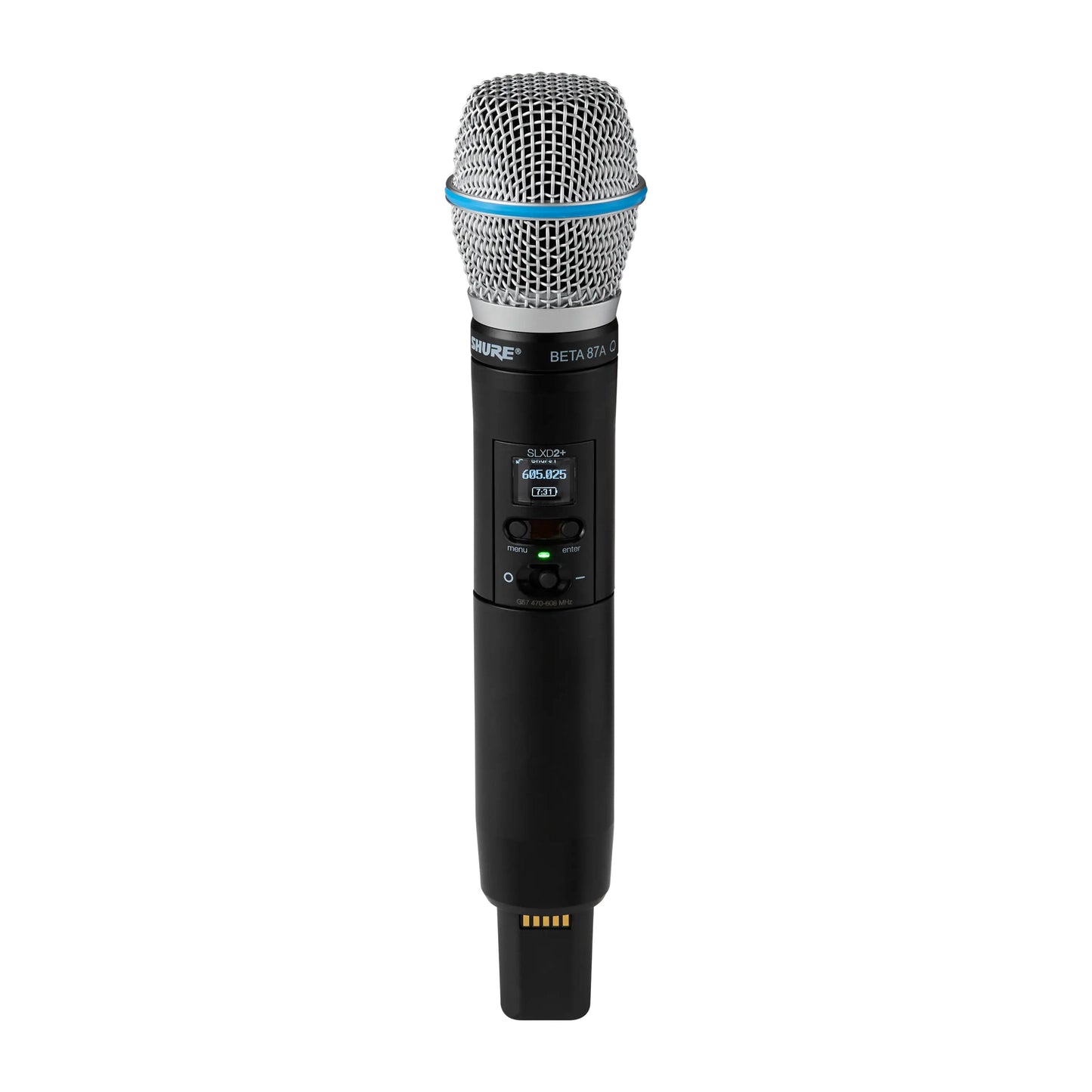 Shure SLXD2+/B87A Wireless Handheld Transmitter with Beta 87A Microphone